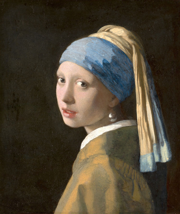 Vermeer, La ragazza con l'orecchino di perla Vermeer, La ragazza con l'orecchino di perla