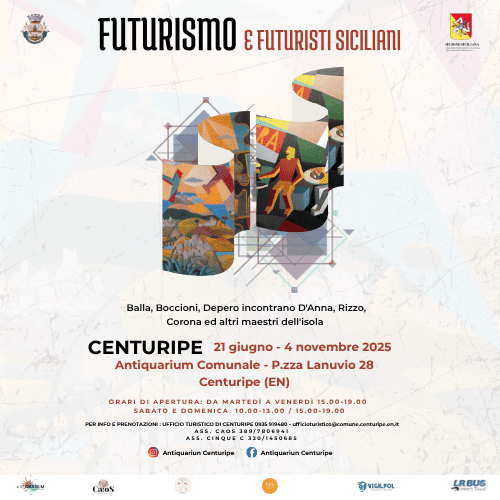 FUTURISMO e FUTURISTI SICILIANI. Centro Espositivo Antiquarium, fino al 4 nov 2025
