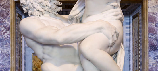 Gian Lorenzo Bernini, Il ratto di Persefone, particolare Gian Lorenzo Bernini, Il ratto di Persefone, particolare