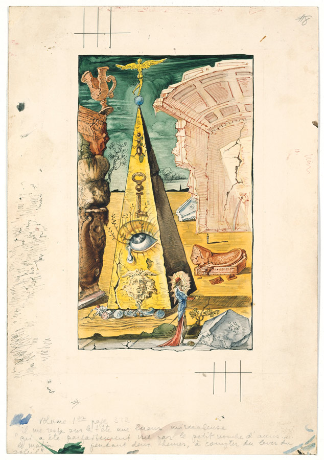 Salvador Dalí, Illustrazione per The Autobiography of Benvenuto Cellini Salvador Dalí, Illustrazione per The Autobiography of Benvenuto Cellini