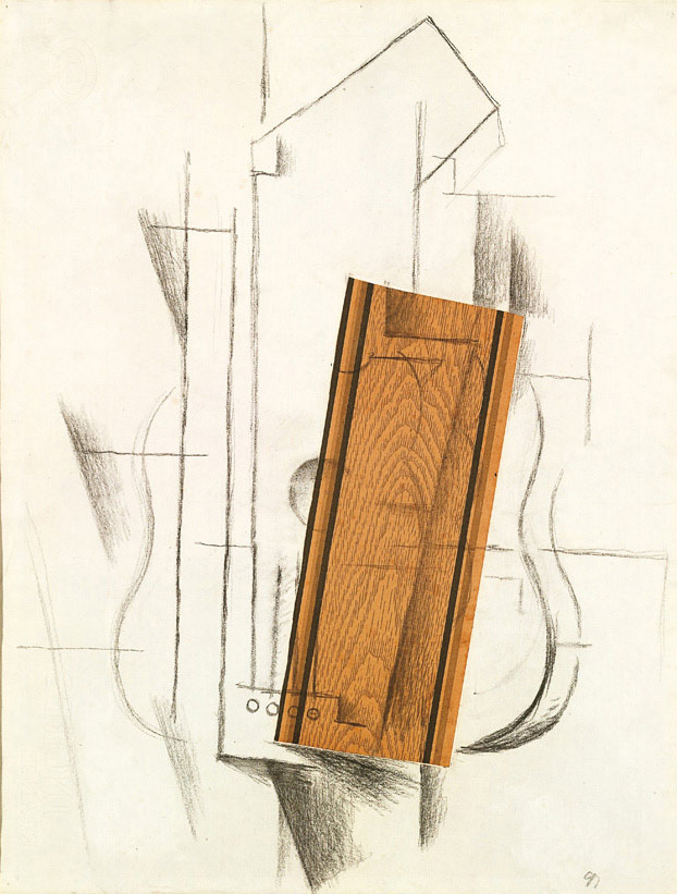 Georges Braque, Natura morta con chitarra Georges Braque, Natura morta con chitarra