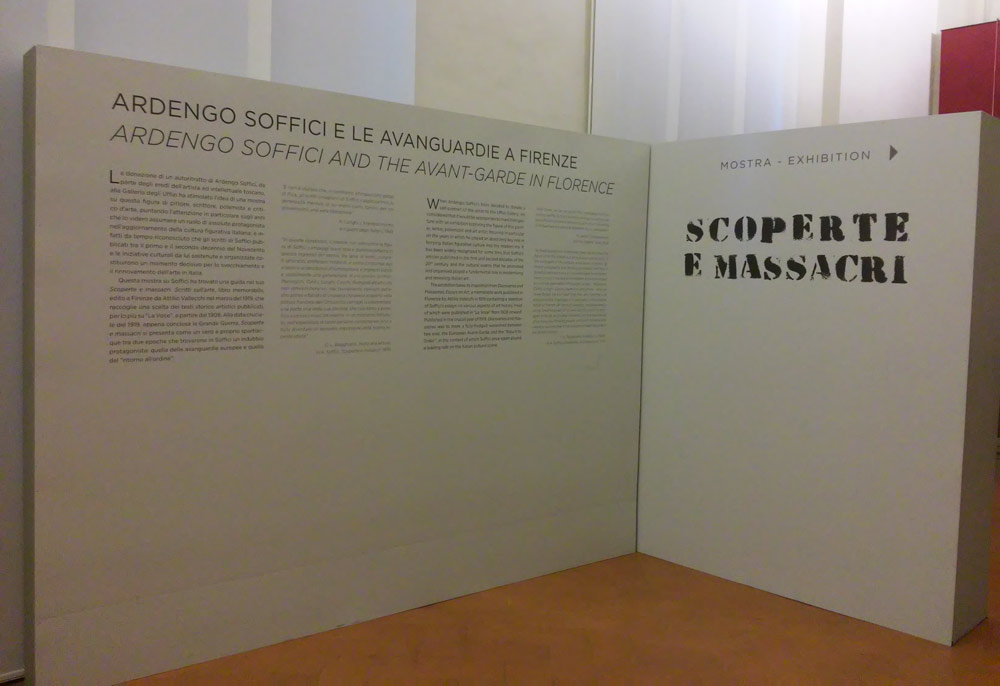 I pannelli introduttivi della mostra I pannelli introduttivi della mostra