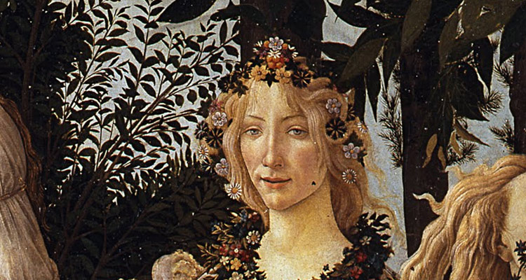 Sandro Botticelli, Primavera, Particolare