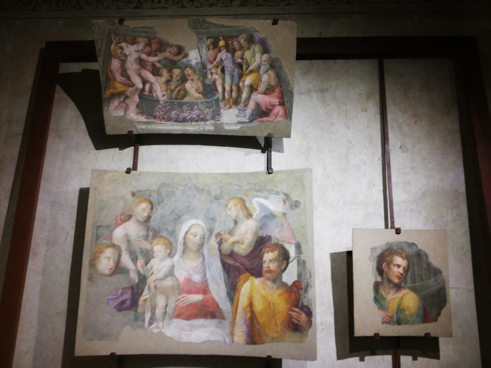 Bartolomeo Neroni detto il Riccio, frammenti degli affreschi per la Cattedrale di Siena