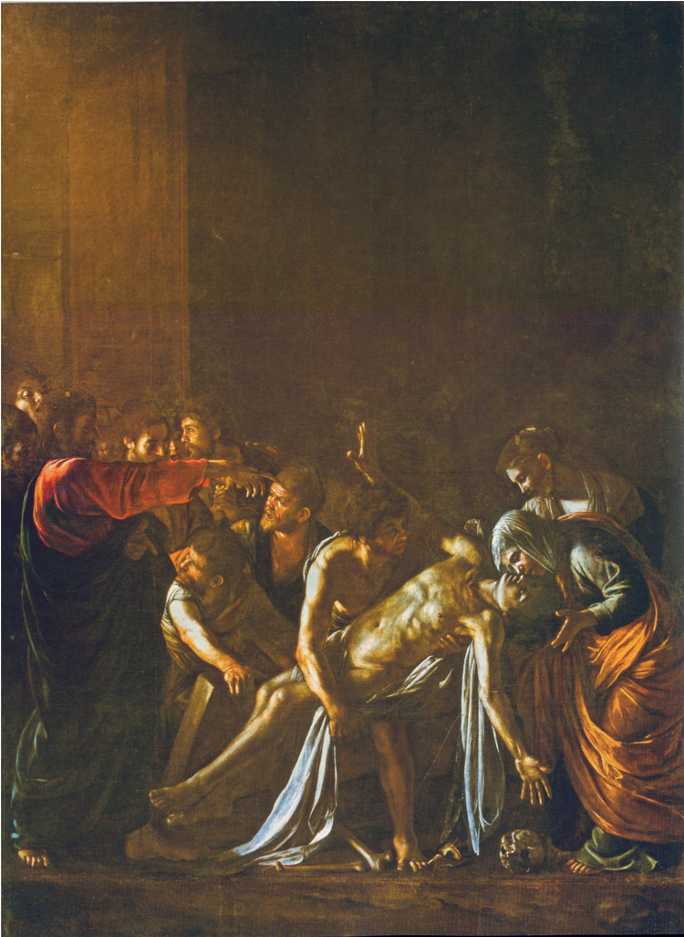 Caravaggio, La resurrezione di Lazzaro