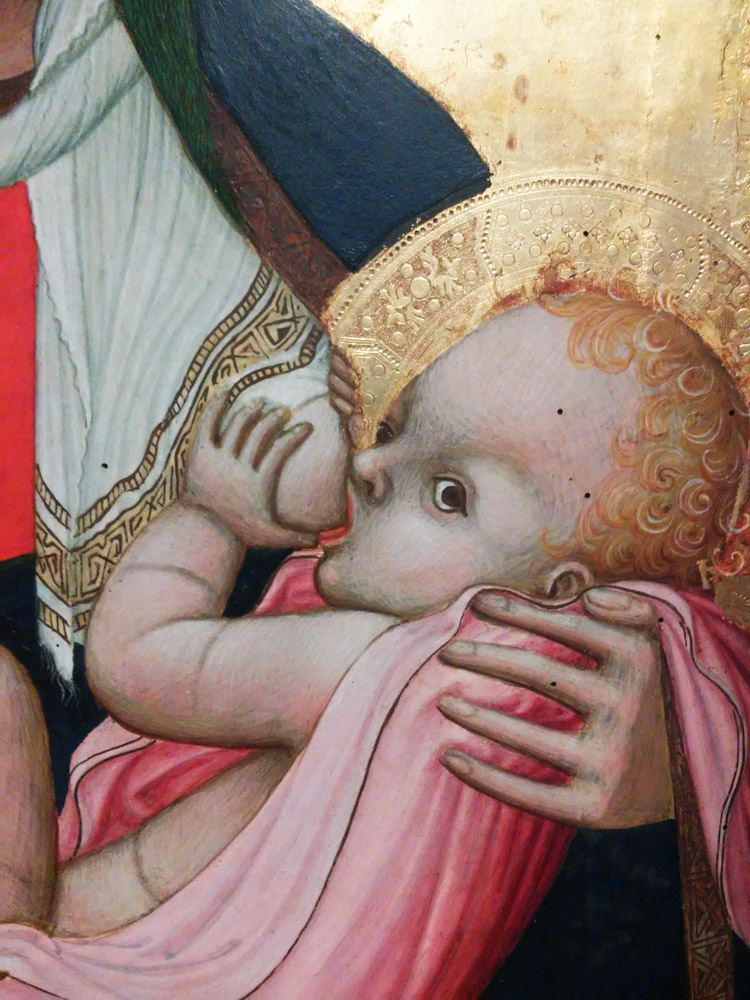 Ambrogio Lorenzetti, Madonna che allatta il bambino