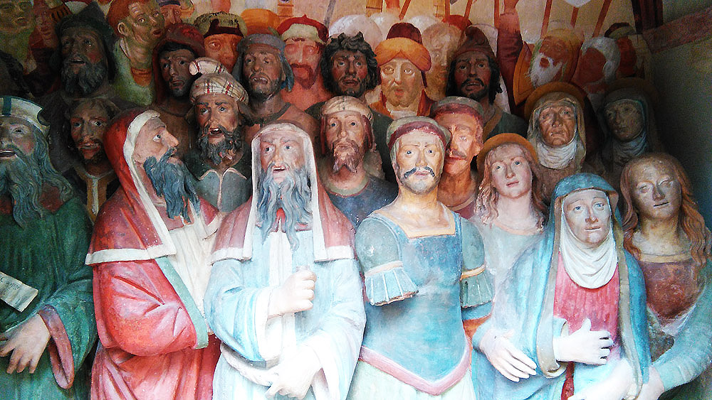 Edicola del Crucifige, dettaglio Edicola del Crucifige, dettaglio