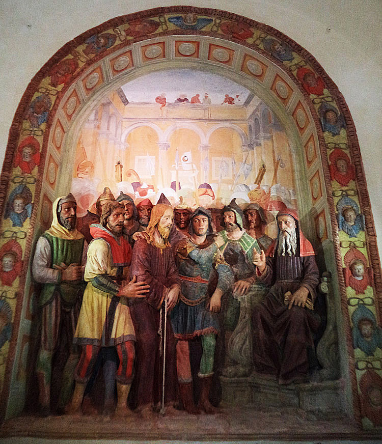 Gesù davanti ad Anna Gesù davanti ad Anna
