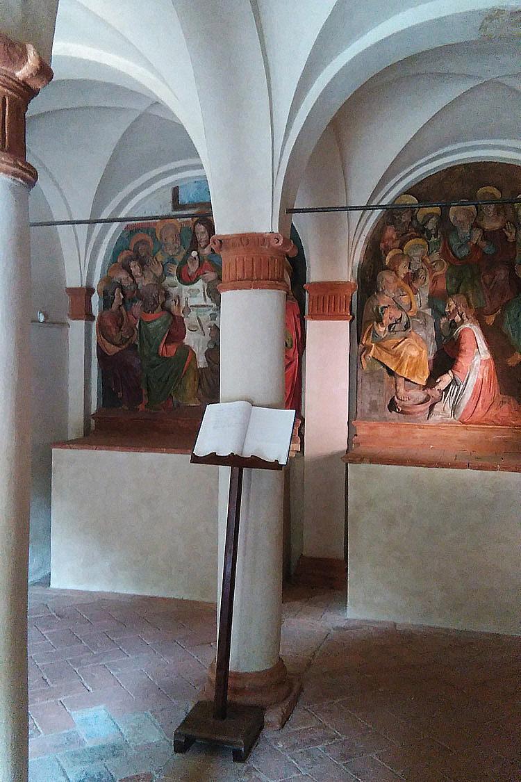 Interno della Cappella del Cenacolo Interno della Cappella del Cenacolo