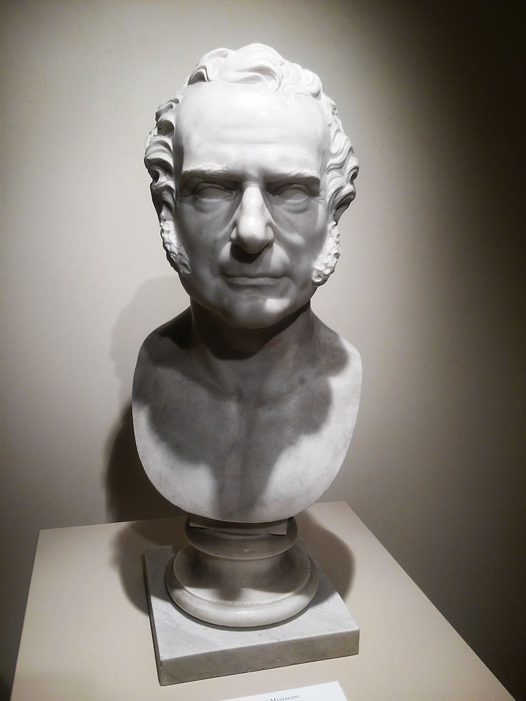 Gaetano Manfredini, Ritratto di Giuseppe Diotti Gaetano Manfredini, Ritratto di Giuseppe Diotti