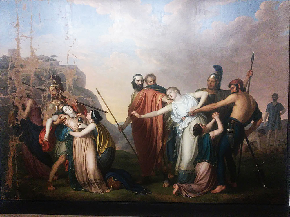 Giuseppe Diotti, Antigone condannata a morte da Creonte Giuseppe Diotti, Antigone condannata a morte da Creonte