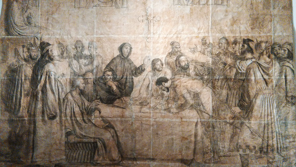 Giuseppe Diotti, Cartone del Giuramento di Pontida Giuseppe Diotti, Cartone del Giuramento di Pontida