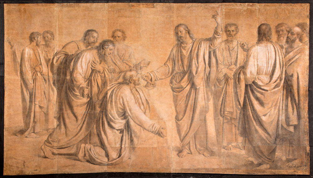 Giuseppe Diotti, Gesù consegna le chiavi a san Pietro Giuseppe Diotti, Gesù consegna le chiavi a san Pietro
