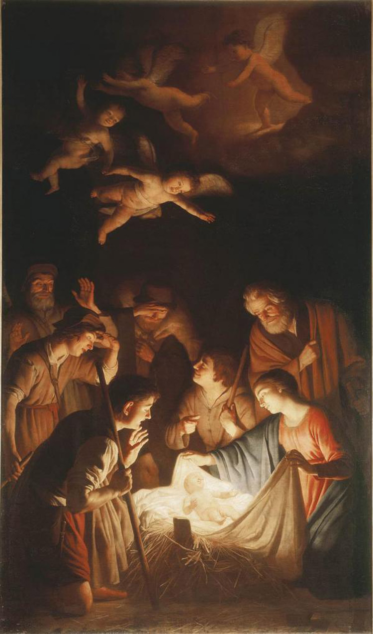 Gerrit van Honthorst, Adorazione dei Pastori prima della strage dei Georgofili