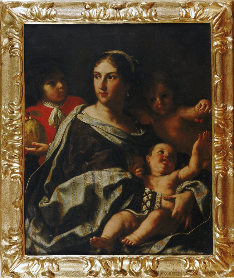 Elisabetta Sirani, Anna Maria Ranuzzi ritratta come la Carità
