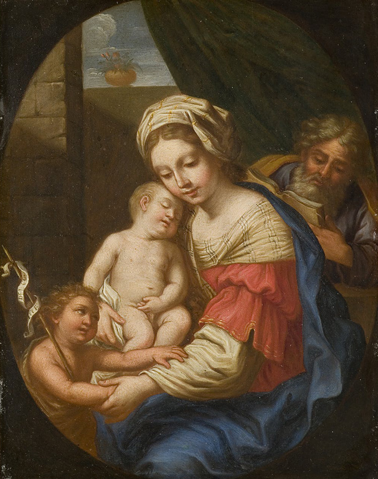 Elisabetta o Barbara Sirani, Sacra famiglia con san Giovannino
