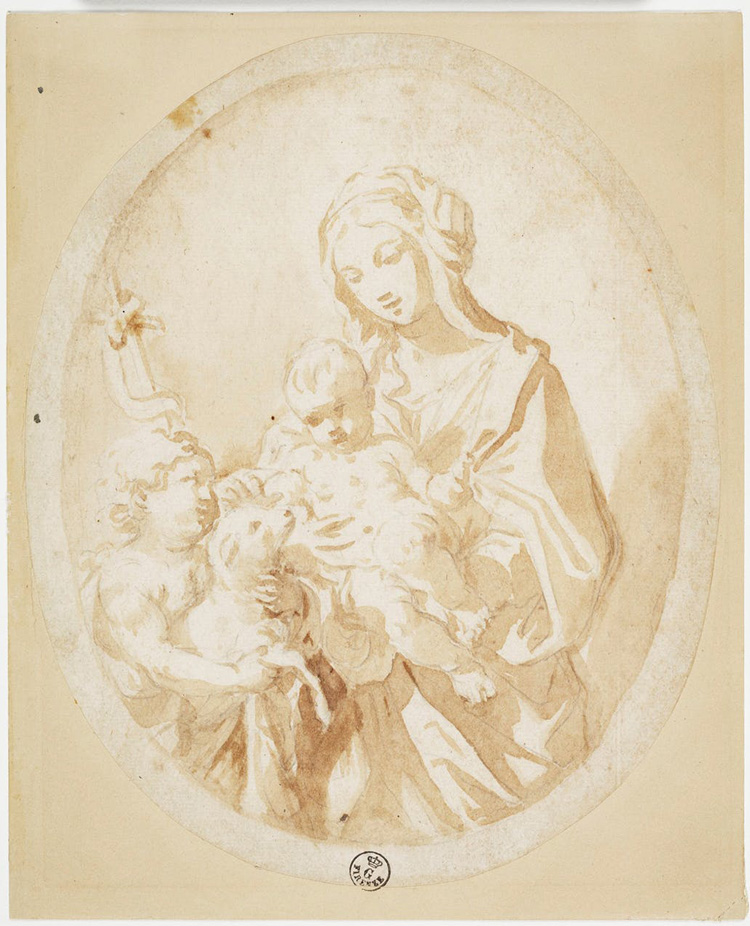 Giovanni Andrea Sirani, Madonna col Bambino e san Giovannino
