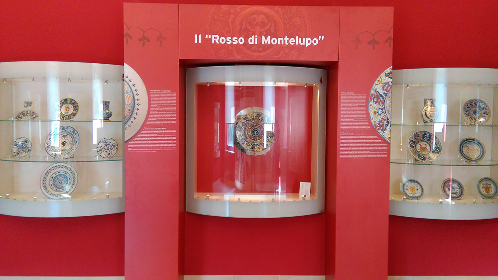 Il Rosso di Montelupo nella sua sala al Museo della Ceramica
