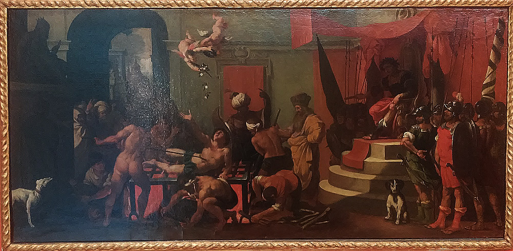 Luigi Miradori detto il Genovesino, Martirio di san Lorenzo Luigi Miradori detto il Genovesino, Martirio di san Lorenzo