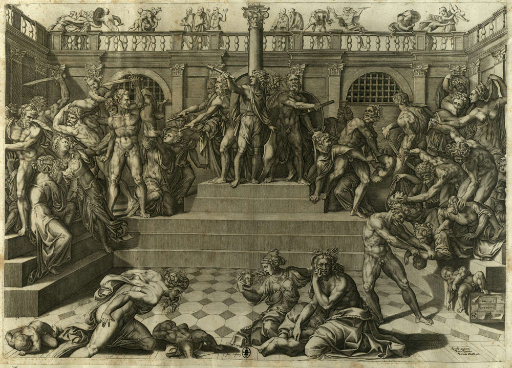 Marco Dente (da Baccio Bandinelli), Strage degli innocenti Marco Dente (da Baccio Bandinelli), Strage degli innocenti