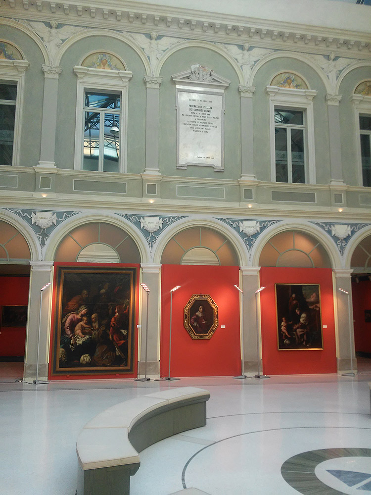 Una sala della mostra Genovesino e Piacenza Una sala della mostra Genovesino e Piacenza