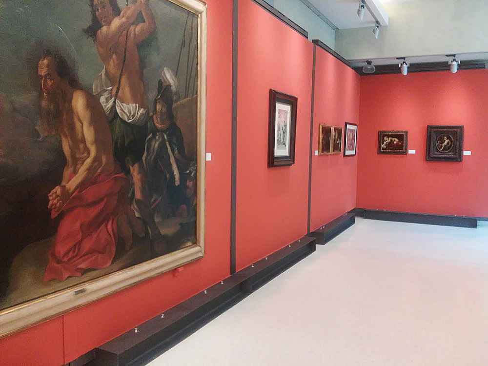 Una sala della mostra Genovesino e Piacenza Una sala della mostra Genovesino e Piacenza