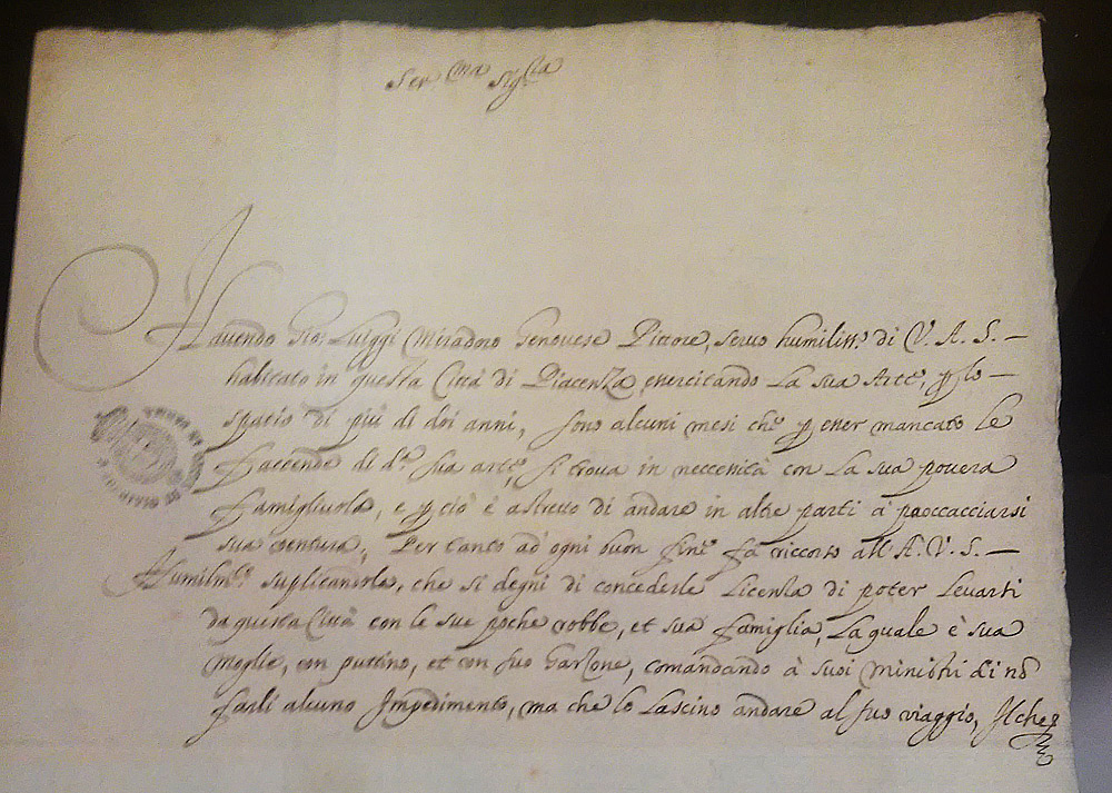 La supplica a Margherita de' Medici La supplica a Margherita de' Medici