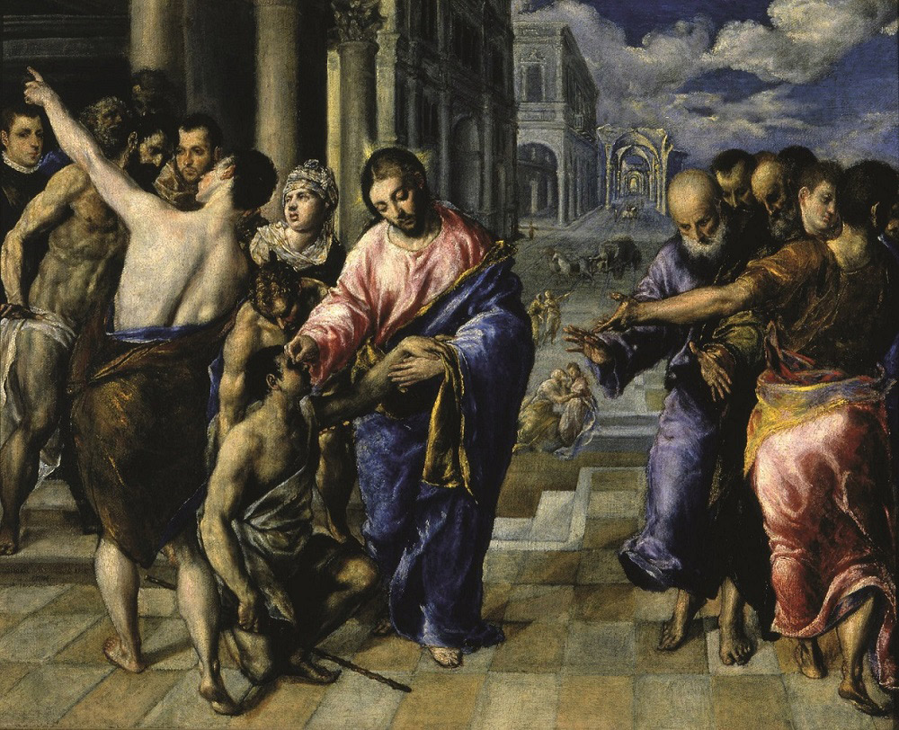 El Greco, Guarigione del cieco nato