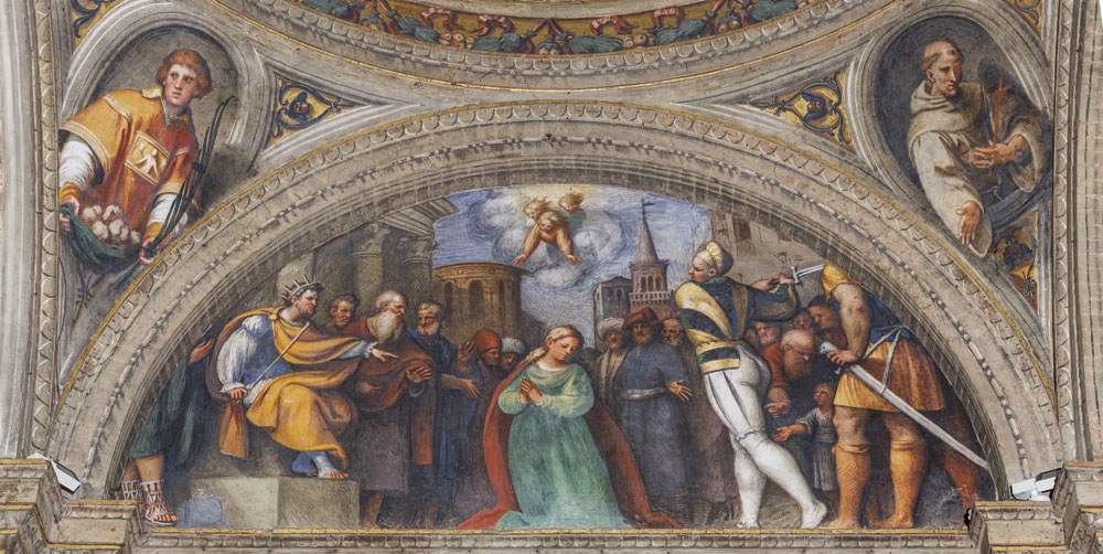 Giovanni Antonio de' Sacchis detto il Pordenone, Decollazione di santa Caterina 