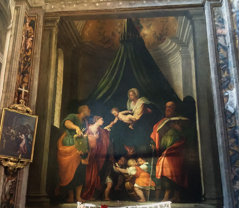 Giovanni Antonio de' Sacchis detto il Pordenone, Sposalizio mistico di santa Caterina 