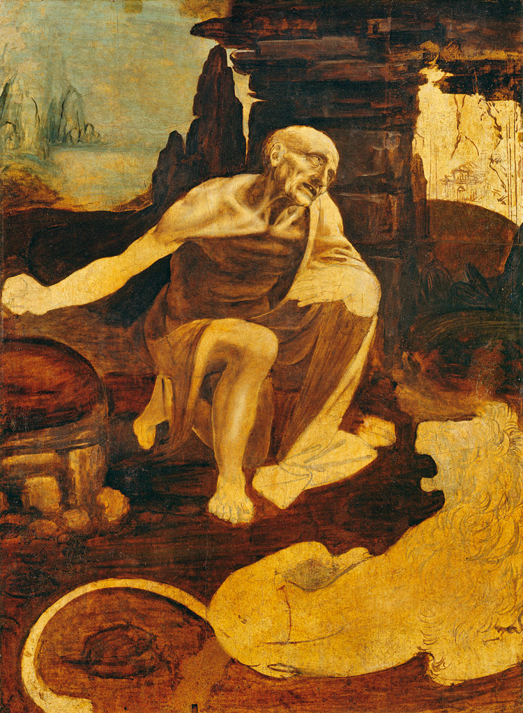 Leonardo da Vinci, San Girolamo nel deserto 