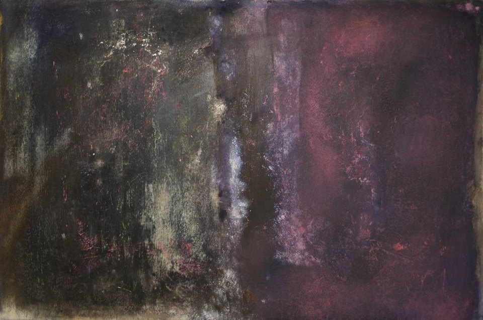 Laura Lambroni, Nebulosa rosetta (2016; tecnica mista su ferro, 60 x 40 cm)
Laura Lambroni, Nebulosa rosetta (2016; tecnica mista su ferro, 60 x 40 cm)