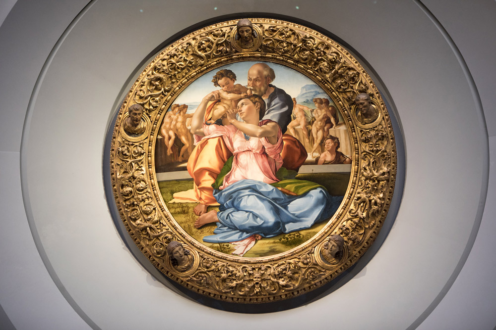 Michelangelo, Tondo Doni. Ph. Credit Finestre sull'Arte 