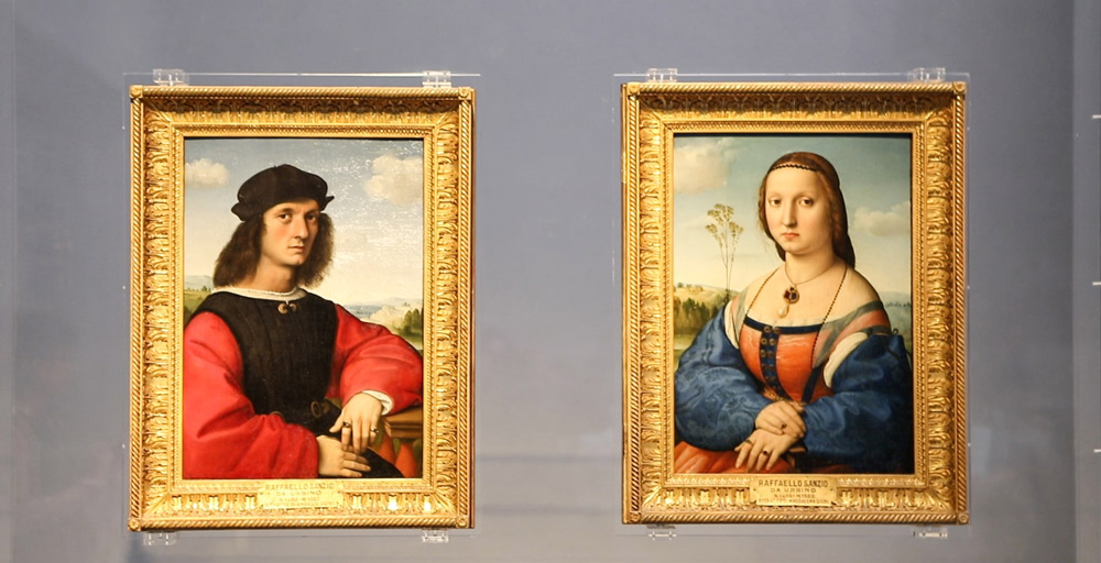 Raffaello, Ritratti dei coniugi Doni. Ph. Credit Finestre sull'Arte 