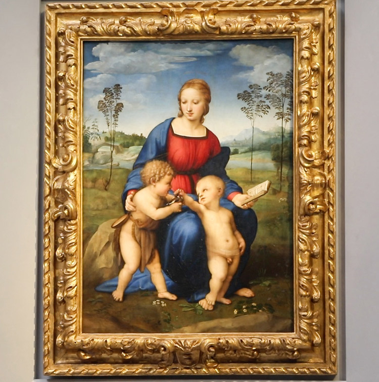 Raffaello, Madonna del Cardellino. Ph. Credit Finestre sull'Arte 