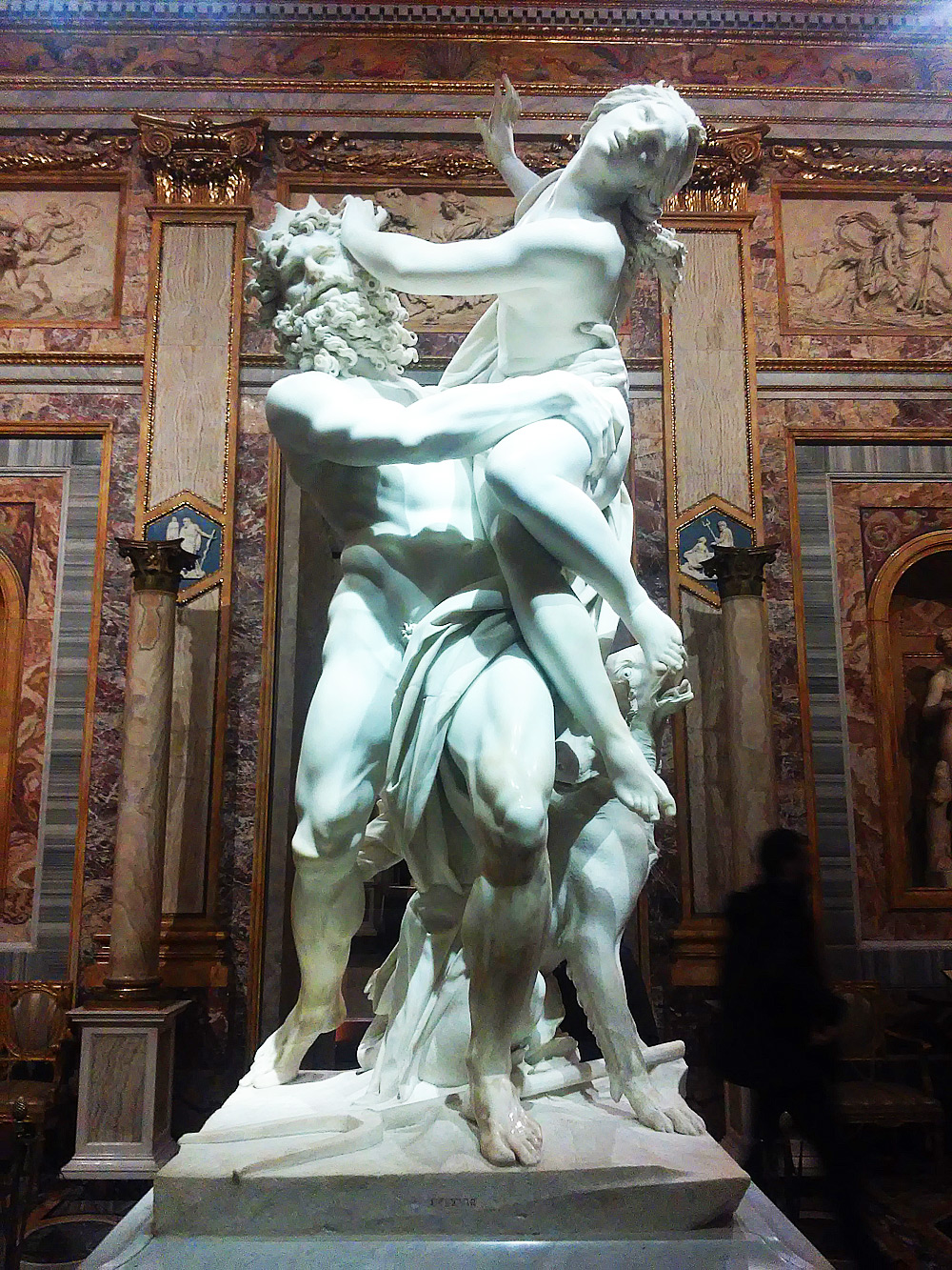 Gian Lorenzo Bernini, Ratto di Proserpina (1621-1622; marmo, altezza 255 cm senza base; Roma, Galleria Borghese)