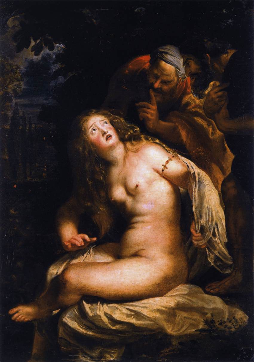 Pieter Paul Rubens, Susanna e i vecchioni (1607; olio su tela, 94 x 66 cm; Roma, Galleria Borghese)