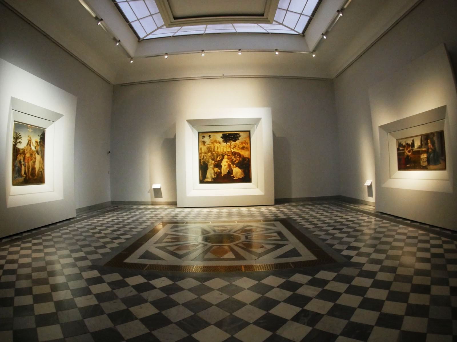 Firenze, Galleria degli Uffizi, nuovo allestimento della sala 35 dedicata a Leonardo da Vinci