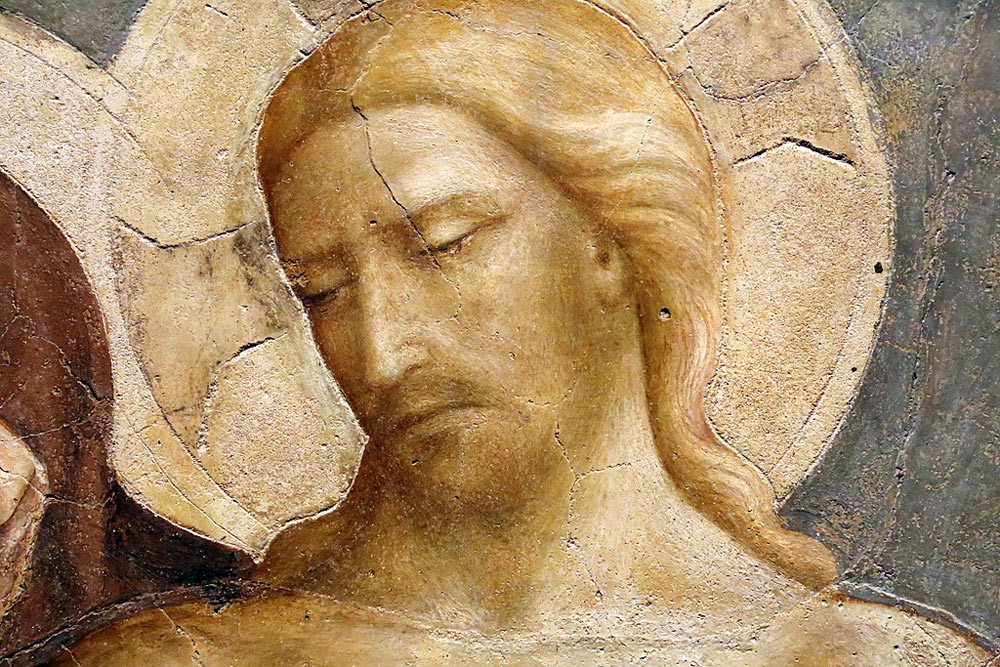 Il volto del Cristo in pietà di Masolino 
