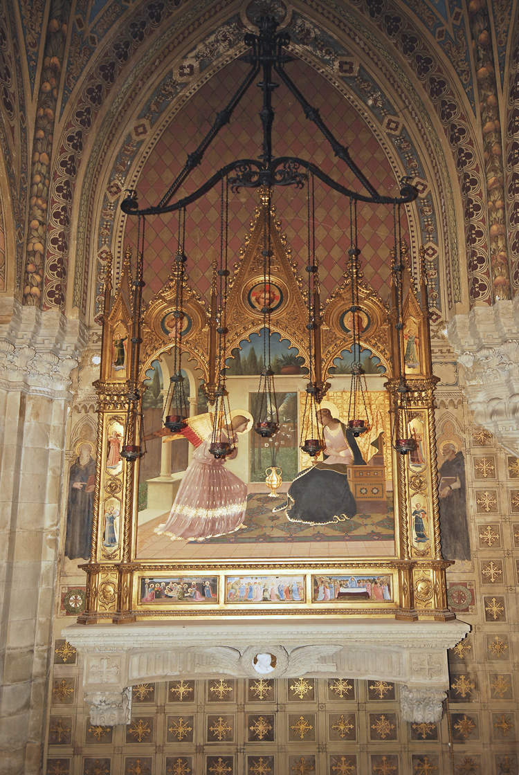 L'Annunciazione della cappella L'Annunciazione della cappella