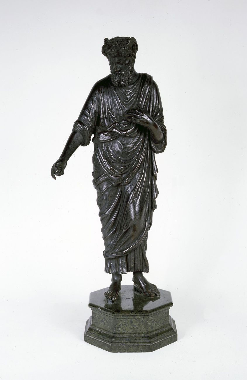 Andrea Briosco detto il Riccio, Mosè (1513; bronzo, 49,8 x 21 cm; Parigi, Musée Jacquemart-André)
