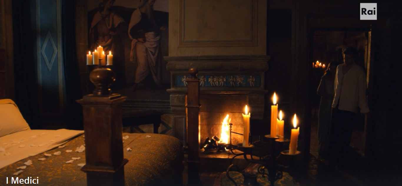 Fiction: la camera da letto di Lorenzo il Magnifico (Firenze) 