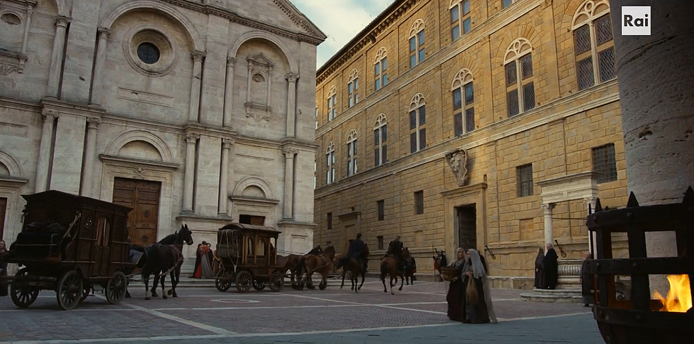 Fiction: la facciata del Palazzo dei Medici (Firenze) 