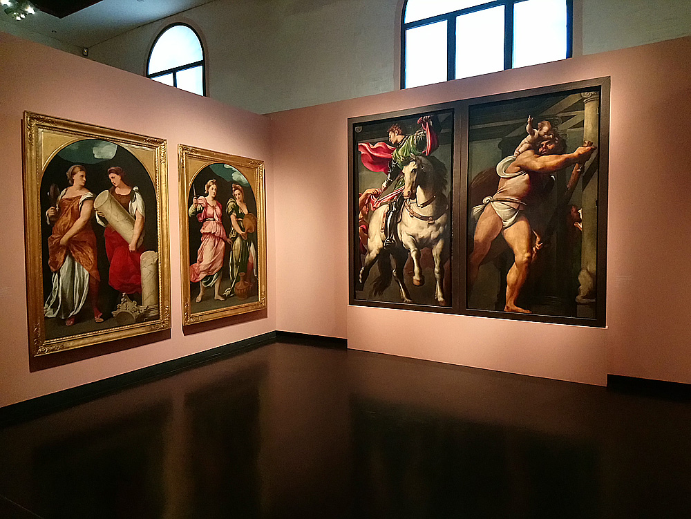 Sala della mostra Il giovane Tintoretto a Venezia, Gallerie dell'Accademia
