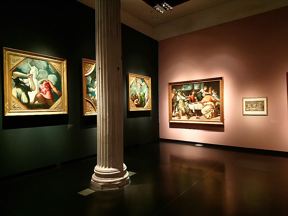 Sala della mostra Il giovane Tintoretto a Venezia, Gallerie dell'Accademia

