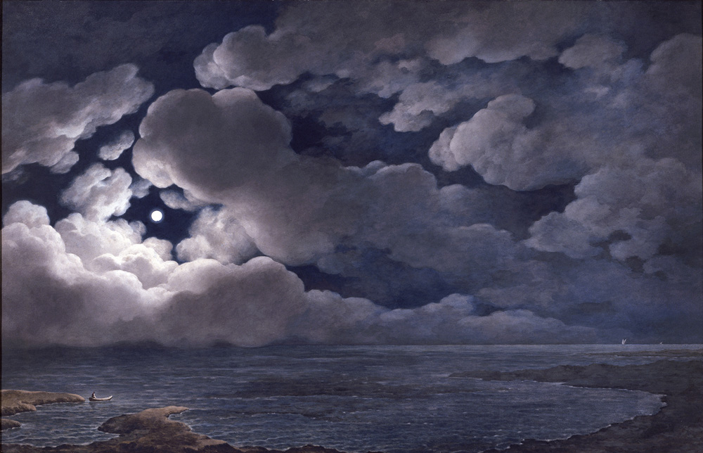Giuseppe Pietro Bagetti, Notturno con effetto di luna (1820-1830; Torino, Musei Reali – Palazzo Reale)