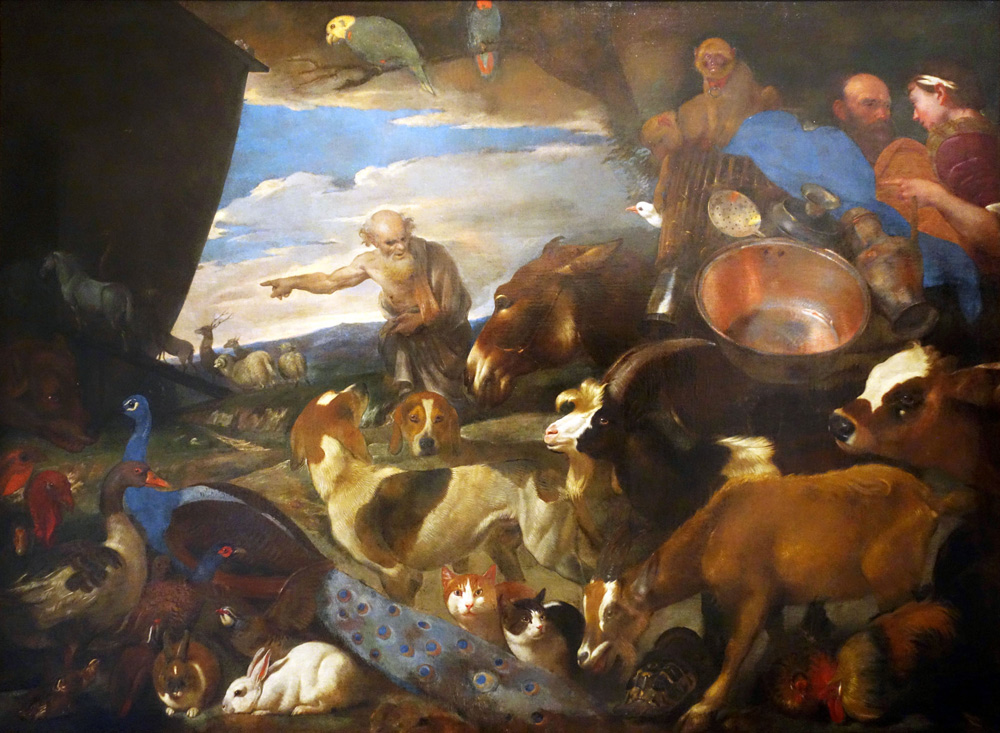 Giovanni Benedetto Castiglione detto il Grechetto, L'arca di Noè (1650 circa) Giovanni Benedetto Castiglione detto il Grechetto, L'arca di Noè (1650 circa)
