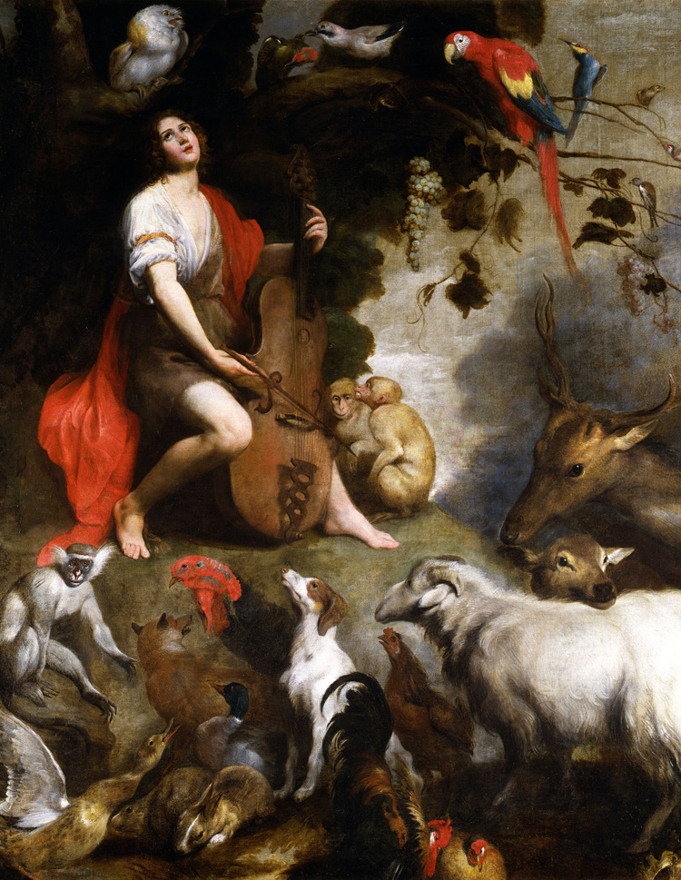 Jan Roos, Orfeo incanta gli animali (1630 circa) Jan Roos, Orfeo incanta gli animali (1630 circa)