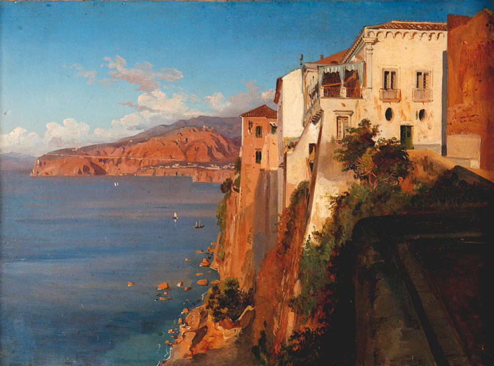 Thedore Duclère, La casa del Tasso a Sorrento (1860 circa; Sorrento, Museo Correale di Terranova)