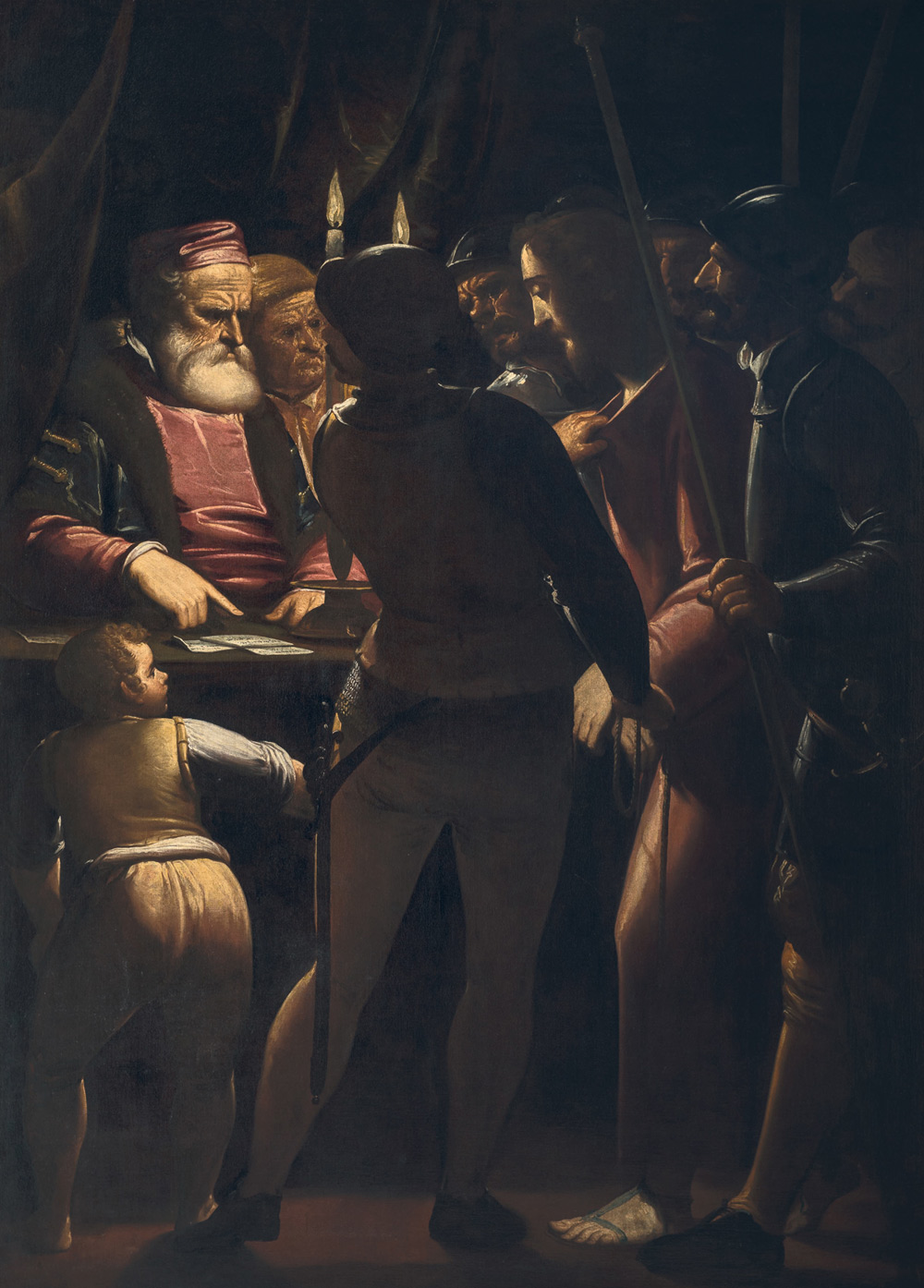 Luca Cambiaso, Cristo davanti a Caifa (1570-1575 circa; olio su tela, 188 x 138 cm; Genova, Museo dell'Accademia Ligustica di Belle Arti)
 